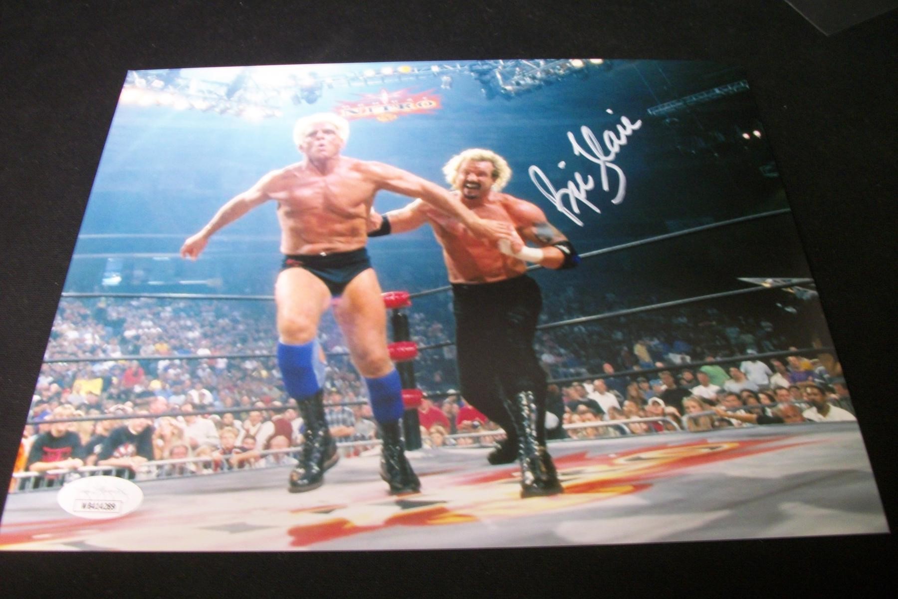 RIC FLAIR SIGNED 8X10 PHOTO WCW JSA COA