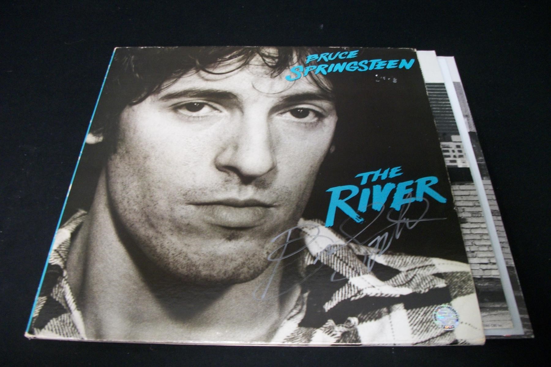 BRUCE SPRINGSTEEN SIGNED ALBUM COVER COA