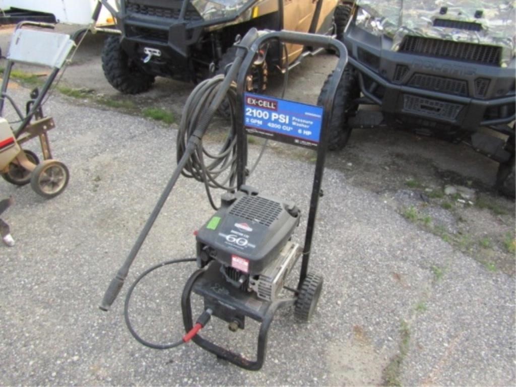 Ex-Cell 2100oPSI 2 GPM, Pressure Washer, 6HP B&S