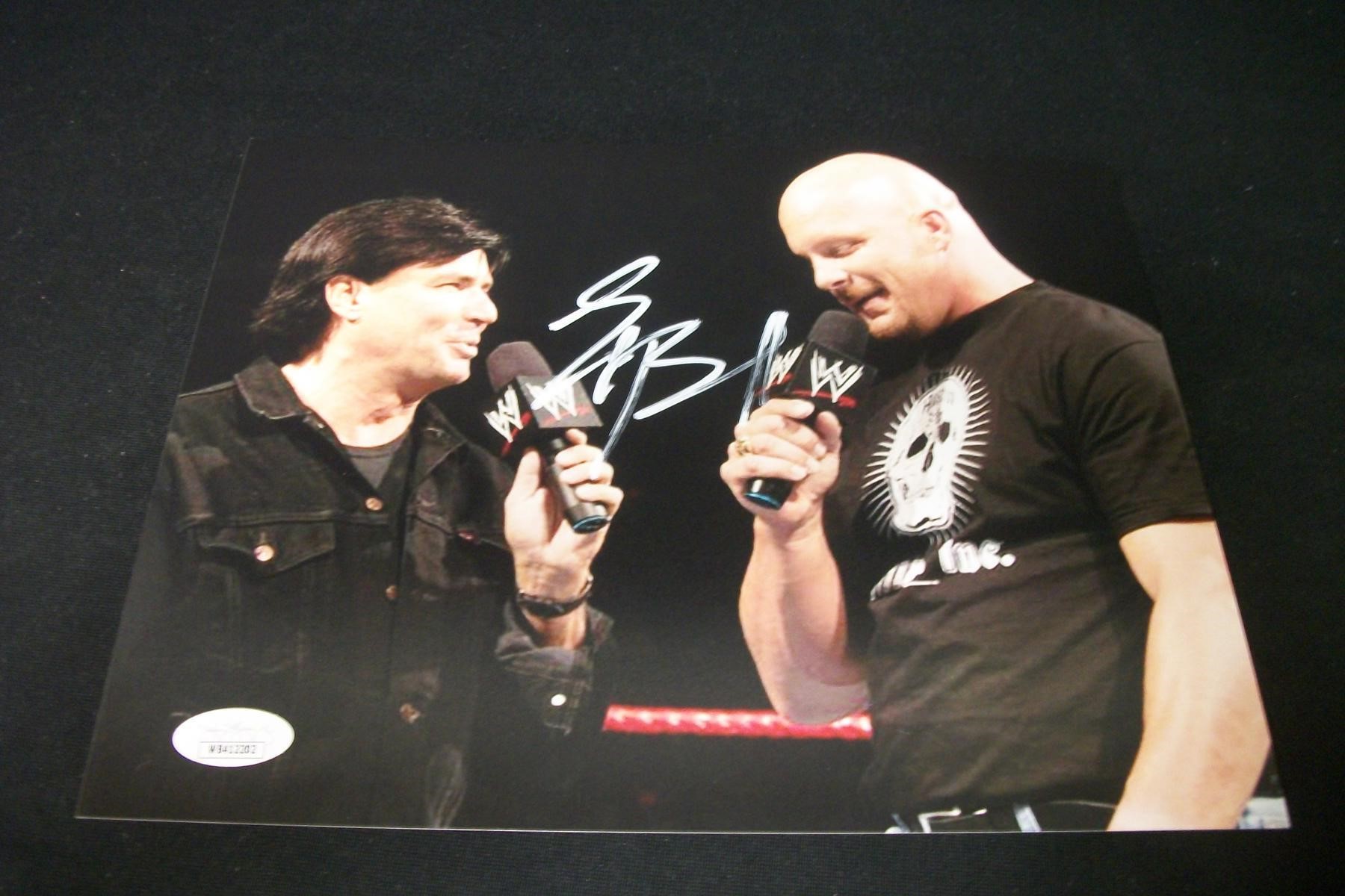 WWE ERIC BISCHOFF SIGNED 8X10 PHOTO JSA COA