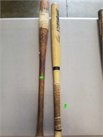 Estate lot of 2 baseball bats