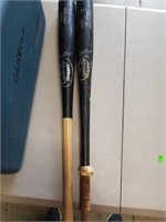 Estate lot of 2 Louisville slugger baseball bats