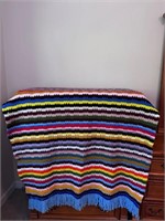 Large Hand Made Afghan/Quilt