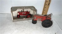 Vintage Ertl Tractor in Box, and extra Vintage