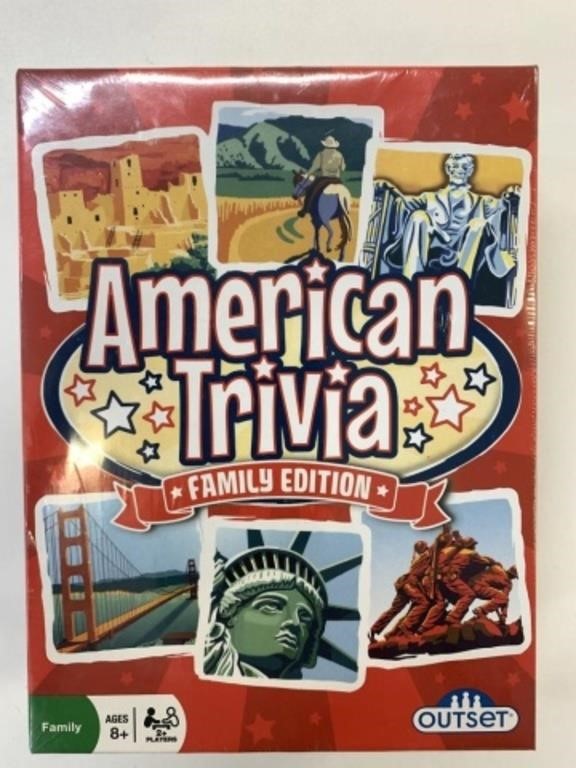 New American Trivia Family Edition Game