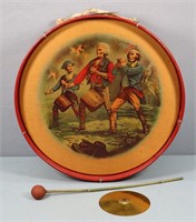 Noble & Cooley Tin Toy Drum