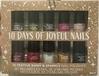 10pc Nail Polish Holiday Gift Set Assorted Colors