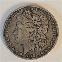 1892 "Morgan" Silver Dollar