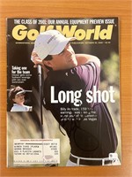 Billy Andrade signed 2000 Golf World Magazine