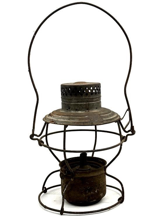 Antique Handlan Railroad Lantern St Louis MKT