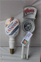 Coors & Molson Canadian Tap Handles