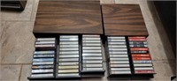 Group of cassettes and cases