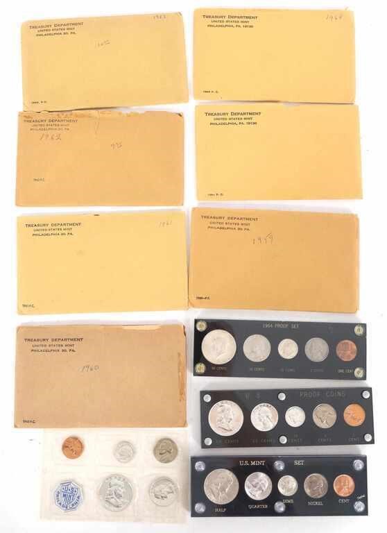 1951-1964 US MINT UNCIRCULATED & PROOF SETS