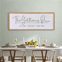 The Gathering Place Wall Decor Sign 40x15
