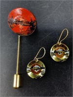 Rimer hand painted mini gold pan jewelry
