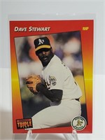 1992 Donruss Triple Play Dave Stewart