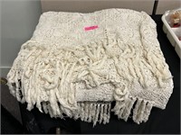 Vintage Crochet Lace Bedspread