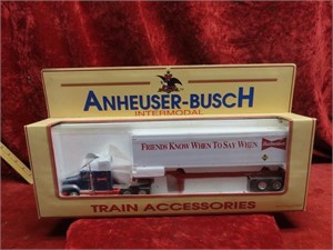 Anheuser- Busch O gauge truck & trailer.