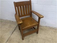 Plank Seat Arm Chair