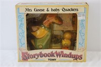 1983 Storybook Windups Mrs. Goose & Baby Quackers