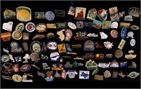 Vintage Pins with Various Themes