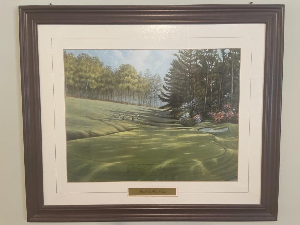 Augusta By Ron Jenkins Framed & Matted Print 21”x