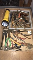 Assorted tools,,flashlight