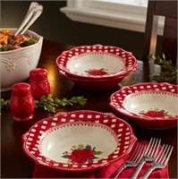 The Pioneer Woman Cheerful Rose 9-Inch Bowl Set 4