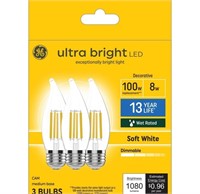 3 boxes Led Bulbs (3 per pack)