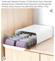 MSRP $30 Underwear Organizer Drawer