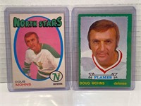 Doug Mohns 71/72 & 73/74 Cards