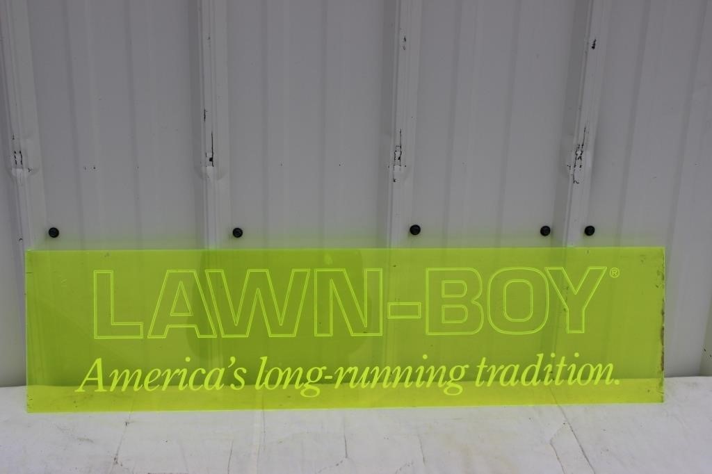 Lawn Boy- plexi 32"x9"