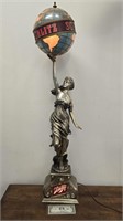 Schlitz Beer Columbian Princess Lady with Globe