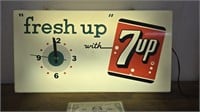 Fresh up with 7up soda pop lighted Advertising