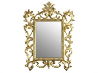 Vintage Gilt Bronze Mirror / Photo Frame