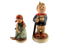 (2) TM1 & TM2 Hummel Figurines - Little Sweeper