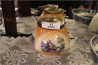 Oriental Porcelain Lidded Jar