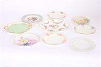 Antique/Vintage Porcelain Plates Some Hand Painted