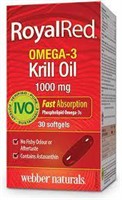 Webber Naturals RoyalRed Krill Oil Plus Omega-3, S