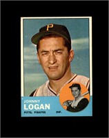 1963 Topps #259 Johnny Logan EX to EX-MT+