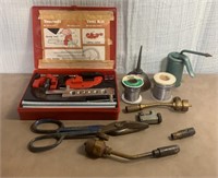 Tubing Tool Kit, Oil Squirter, Clamps, Wire Solder