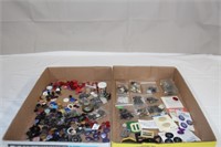 Assortment of vintage buttons and antique cuff