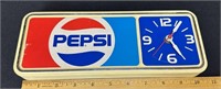 Pepsi 4”X10” Clock
