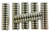 (6) MTH RealTrax O-Gauge 10in Straight Track