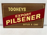 Original 1980’s TOOHEYS Timber Pub Sign 510x300