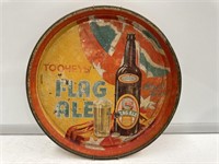 Early TOOHEYS FLAG ALE Metal Drinks Tray