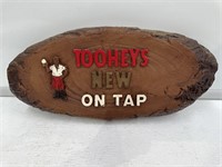 Original 1980’s TOOHEYS NEW ON TAP Foam Pub Sign