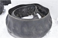 2- Tractor Tire Feed Tubs