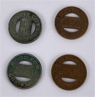 Butte Montana City Lines Transit Tokens