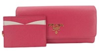 Prada Pink Long Wallet